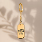 Personalized Car Portrait Keychain 🖤