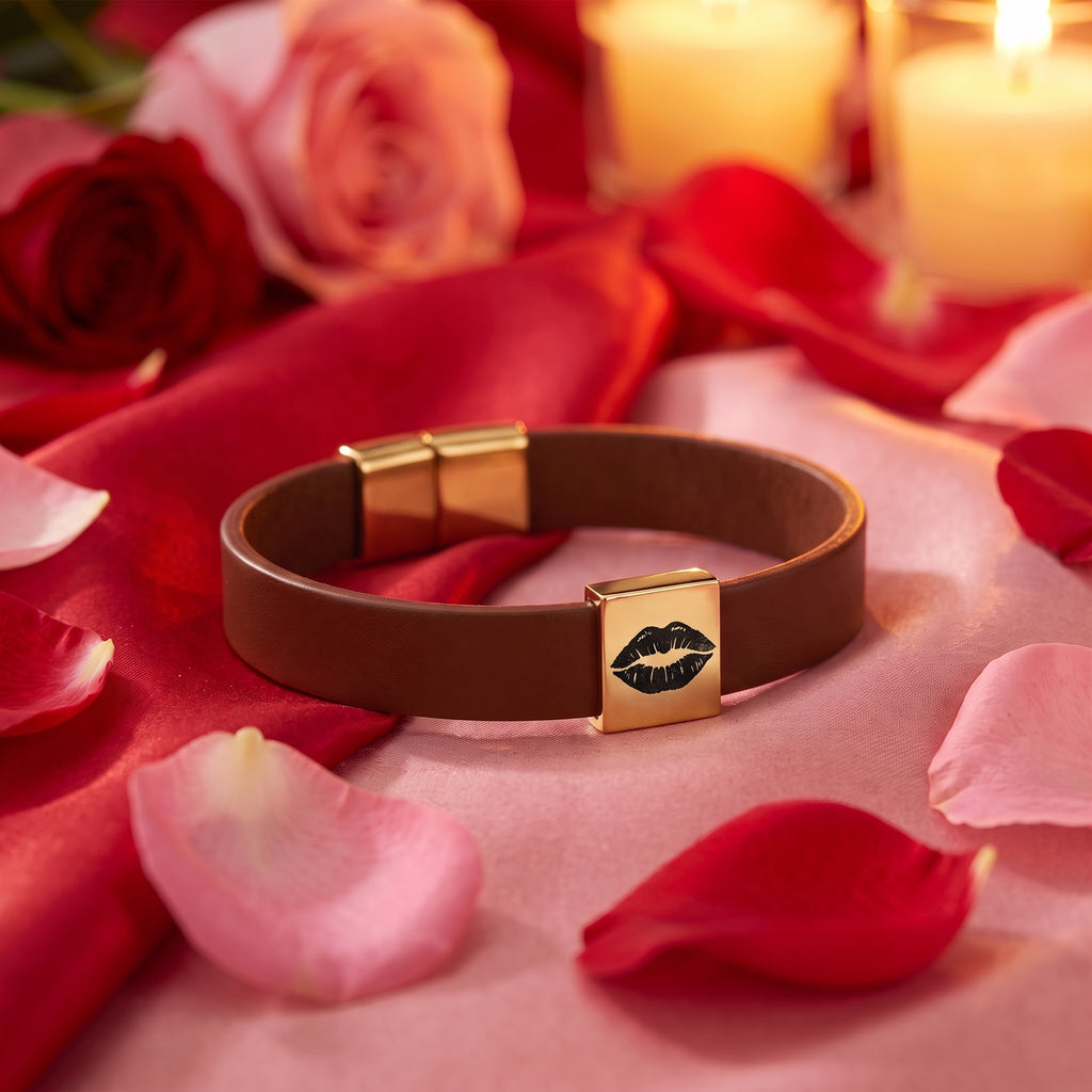 Engrave Anything Personalized Leather Bracelet 🤎